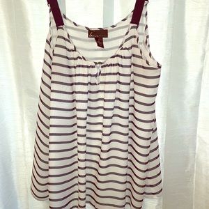 Torrid stripped tank top